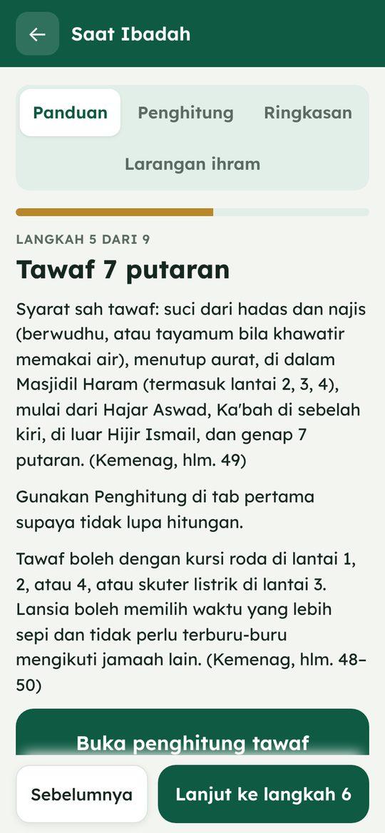 Panduan umroh langkah demi langkah